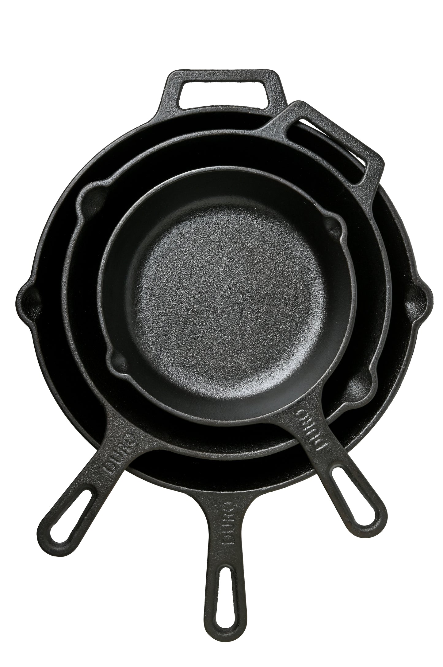 The Essential set : 3 SIZES SKILLETS