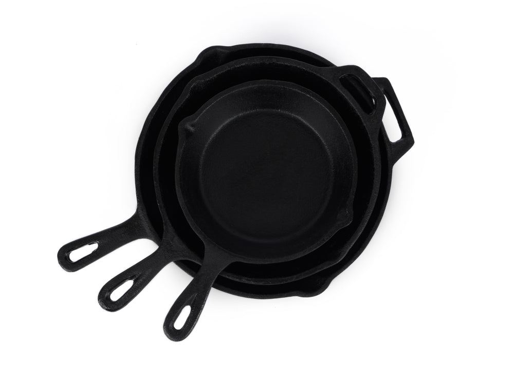 The Essential set : 3 SIZES SKILLETS