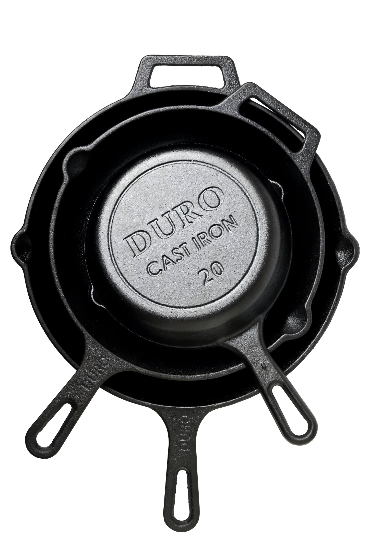 The Essential set : 3 SIZES SKILLETS